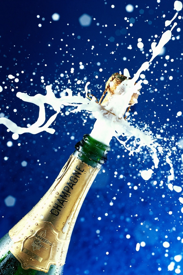 Champagne explosion - Download iPhone,iPod Touch,Android Wallpapers
