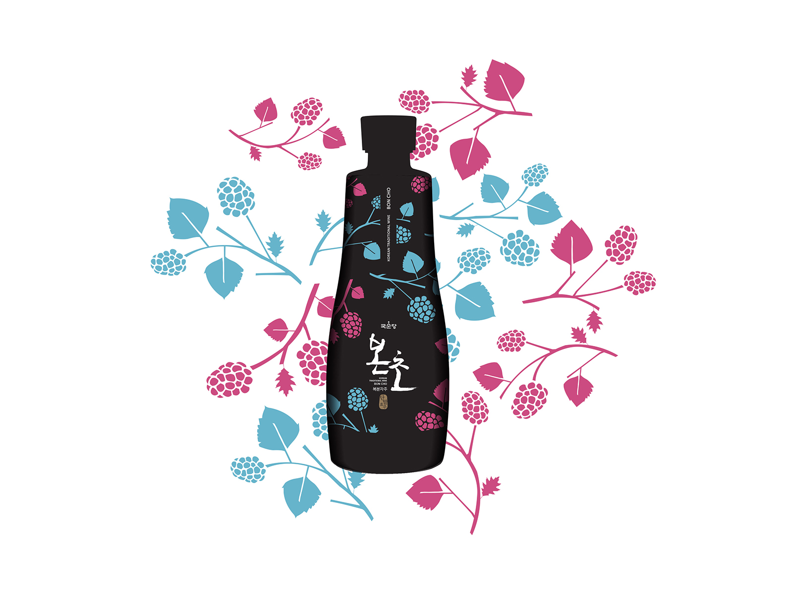 Boncho Korea Traditional Wine Gift Set on Packaging of the World