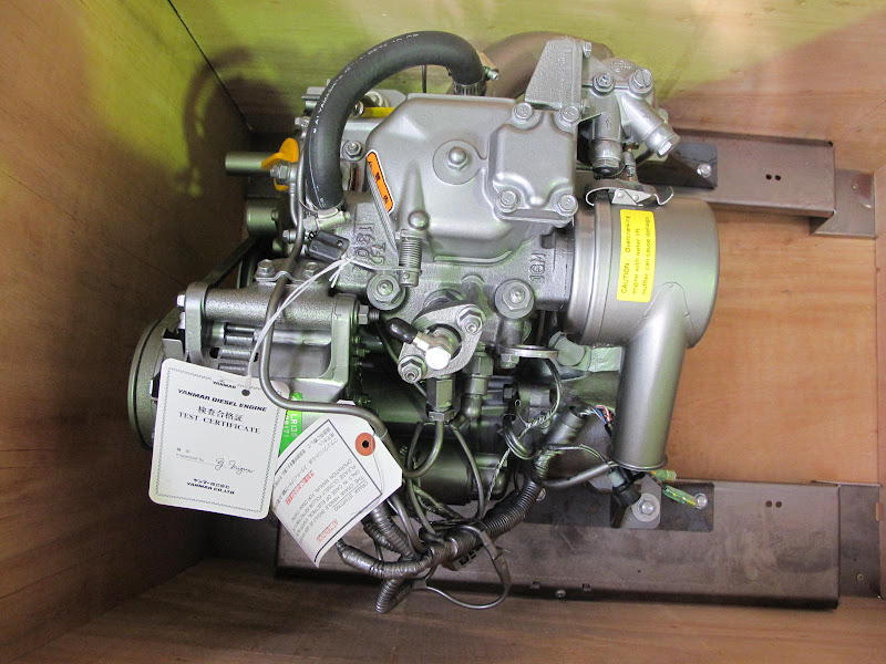 CKD Boats - Roy Mc Bride: Yanmar 1 GM10c diesel, water temperature