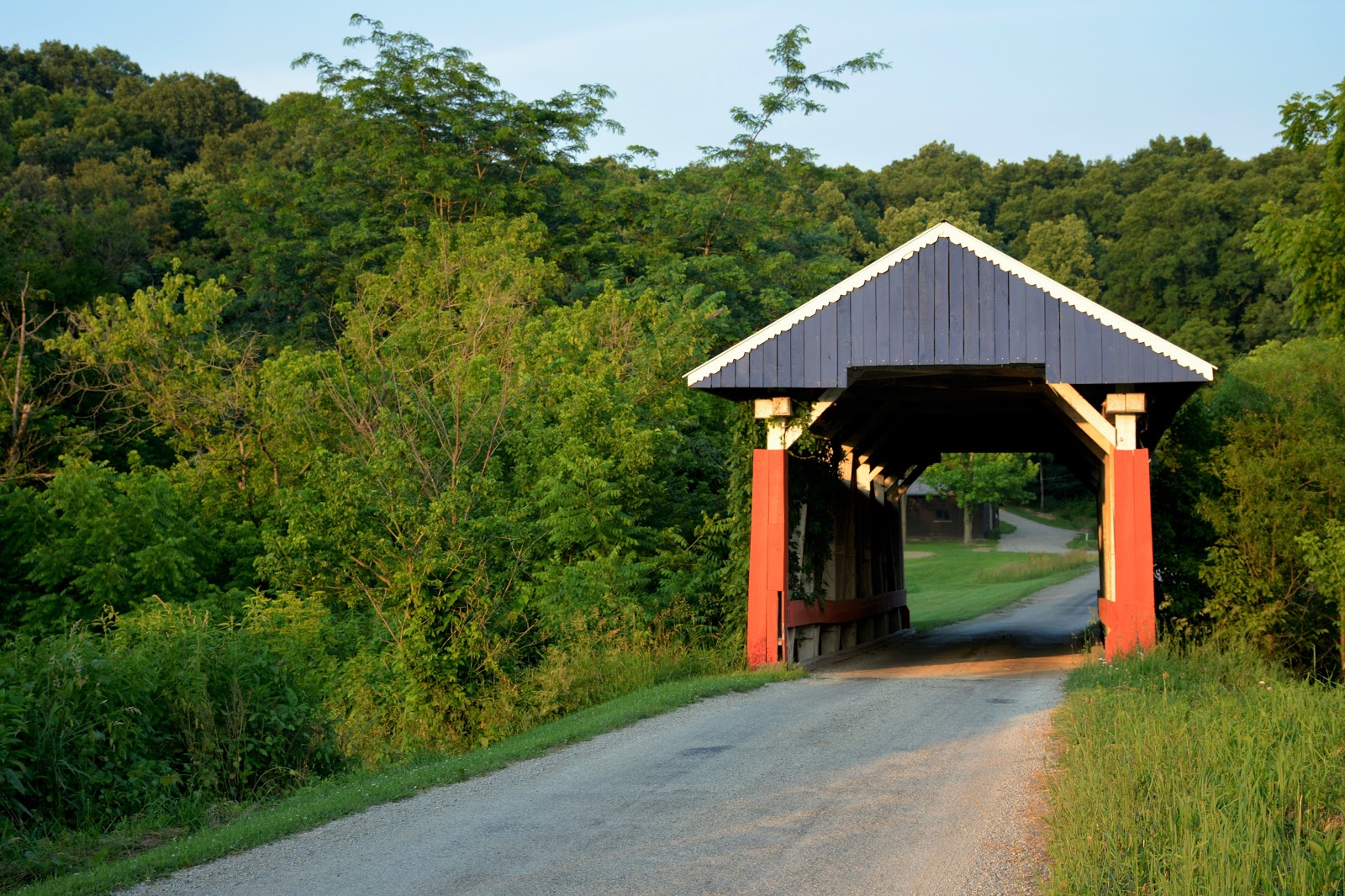 COVERED BRIDGES IN OHIO + HOPEWELL CHURCH COVERED BRIDGE GLENFORD, OHIO