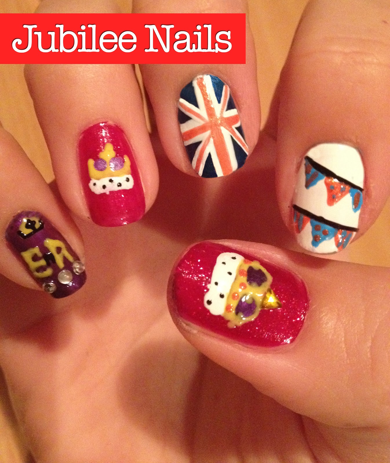 Nail Hart Diamond Jubilee Nails