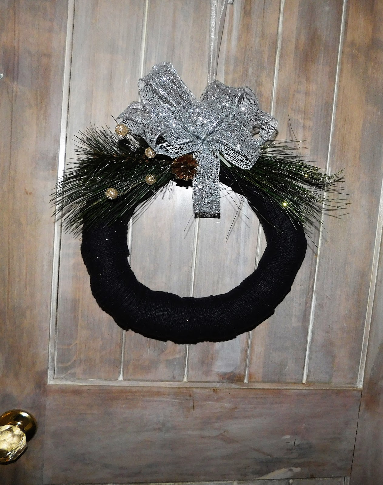 Coastal Bohemian Leftover Cushion Foam Sweater Wreath