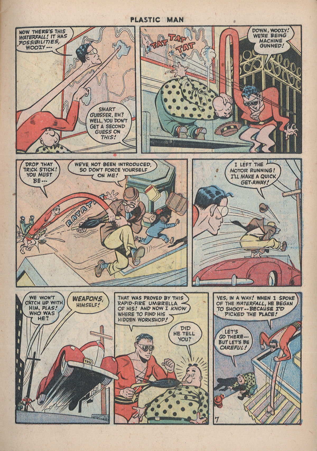 Read online Plastic Man (1943) comic -  Issue #5 - 9