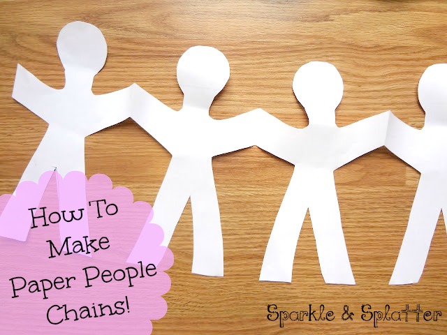 sparkle-and-splatter-paper-people-chains