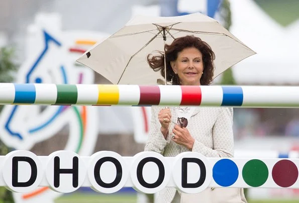 King Carl Gustaf and Queen Silvia  visit the CHIO World Equestrian Festival in Aachen, Germany