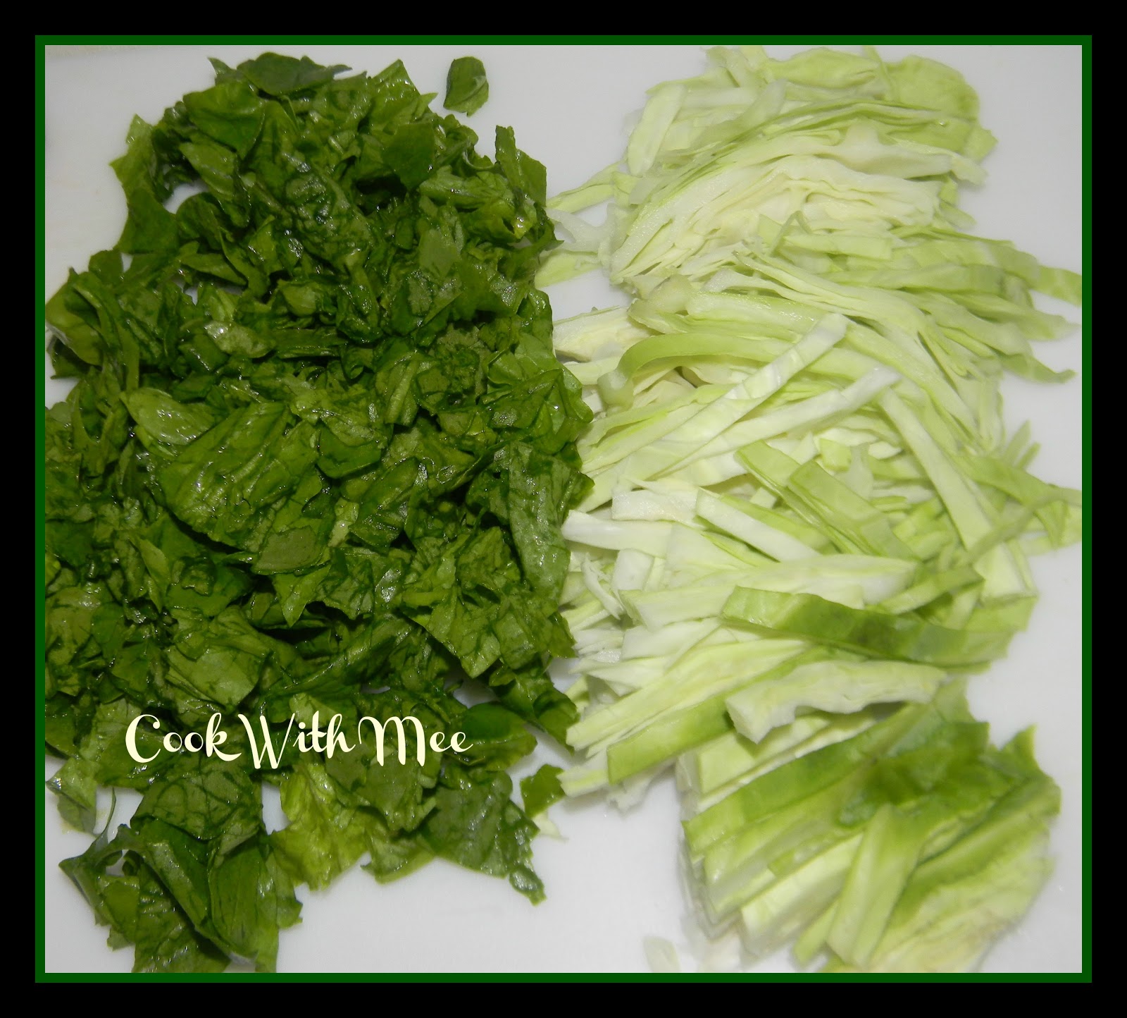Cook With Poulamee Cabbage and Spinach Pakora