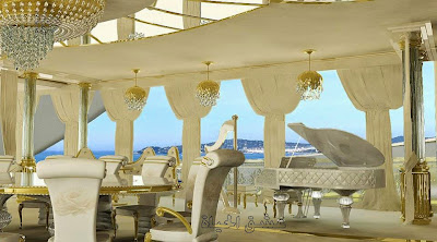 حصري وبالصور يخت‬ الجمال المطلي بالذهب وهو مخصص فقط للنساء شاهده الآن