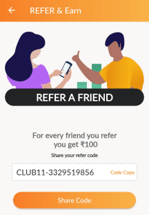 share club11 code