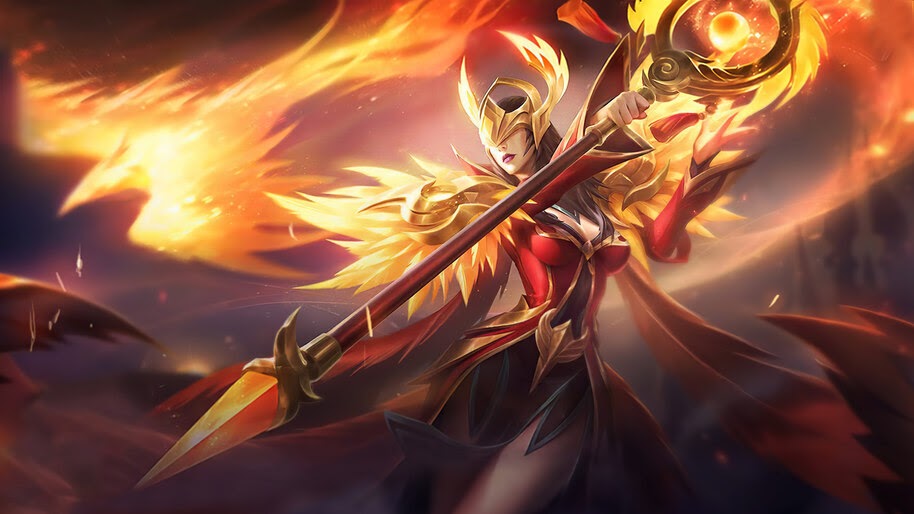 Pharsa, Empress Phoenix, Mobile Legends, Skin, 4K, #5.2495