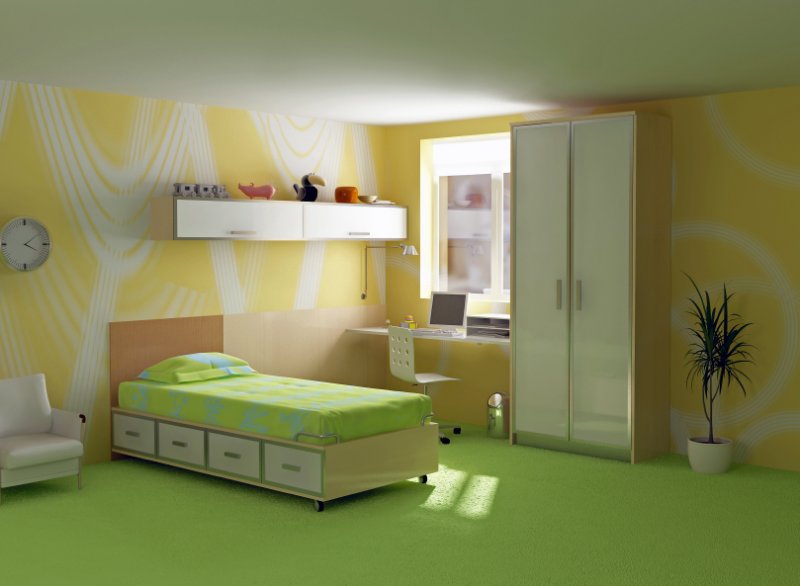 Ideas para decorar el dormitorio de niños y niñas a todo color