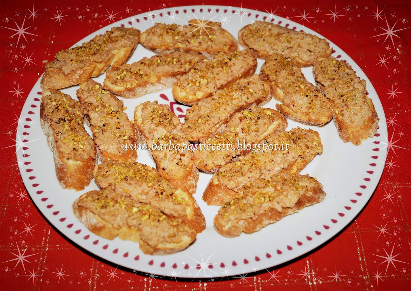 Bruschette con crema di mortadella e pistacchi! Ricetta ed