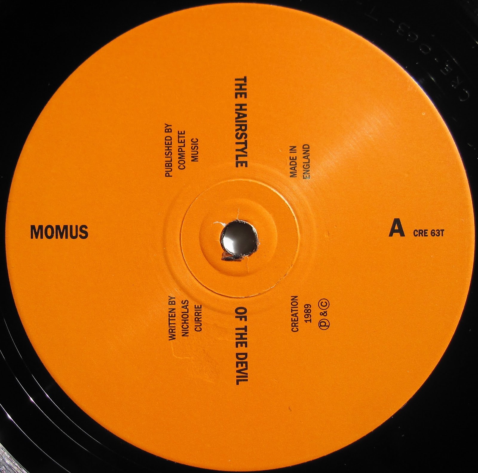 From A Northern Place Momus The Hairstyle Of The Devil (12")