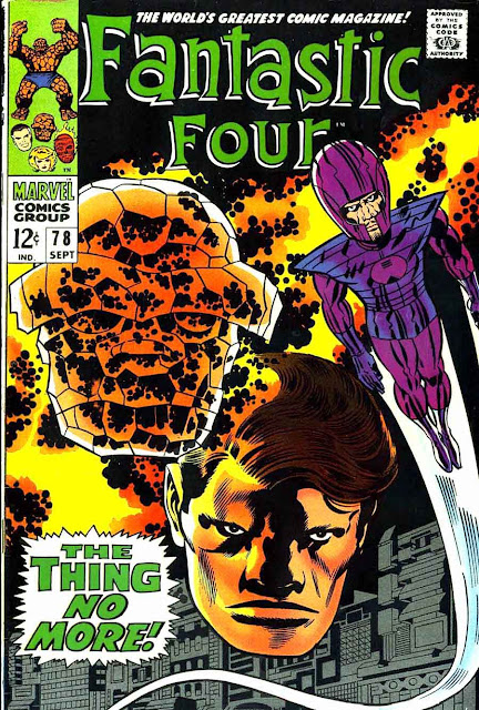 Fantastc Four v1 #78 marvel 1960s silver age comic book cover art by Jack Kirby Fantastc Four v1 #78 marvel 1960s silver age comic book cover art by Jack Kirby
