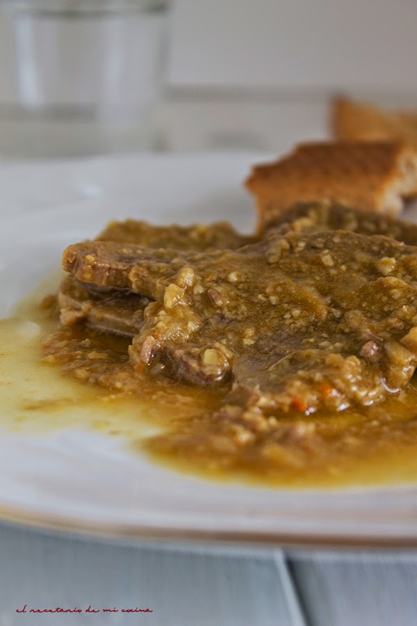 Filetes de redondo en salsa