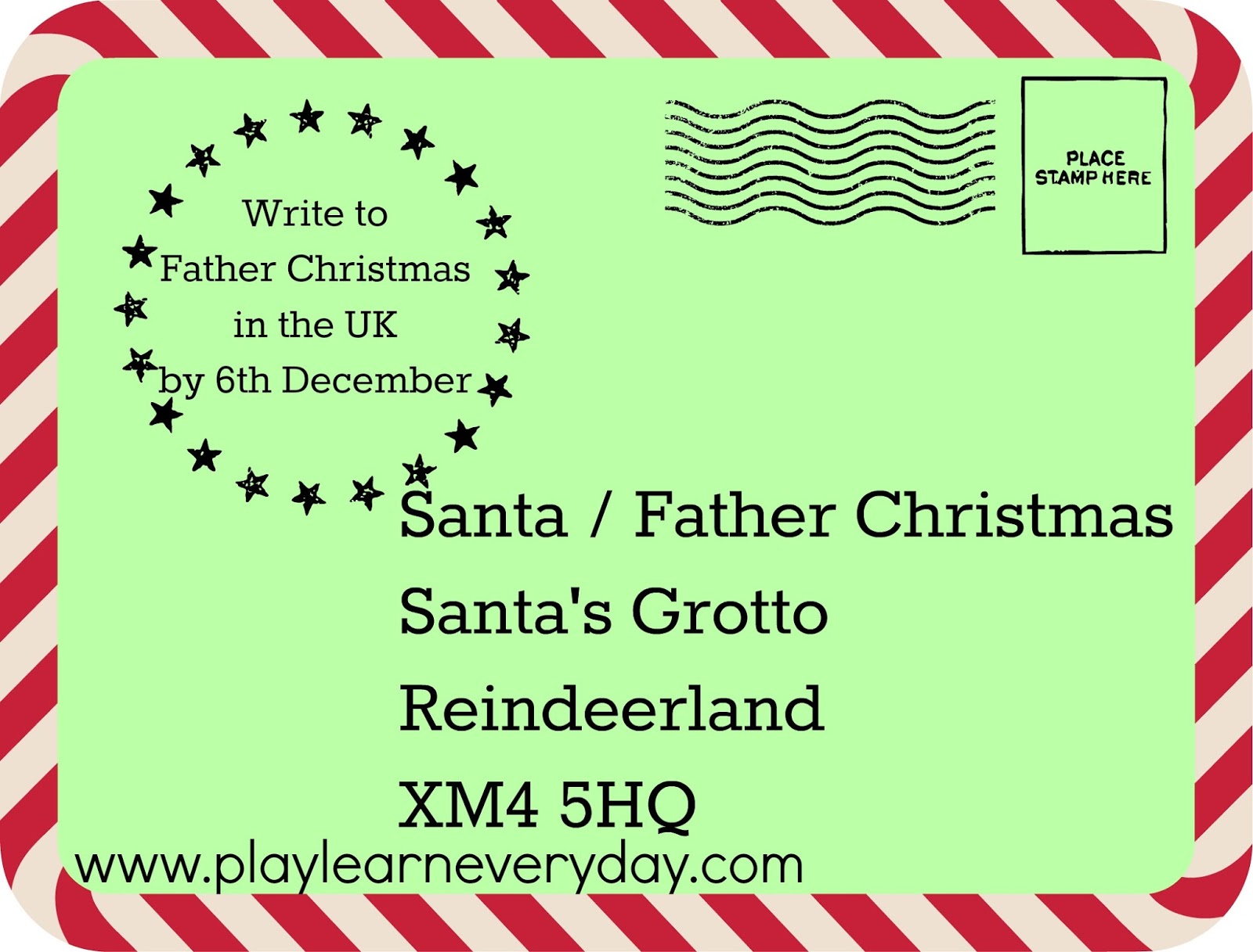 Writing Letters to Santa around the World - Play and Learn Every Day