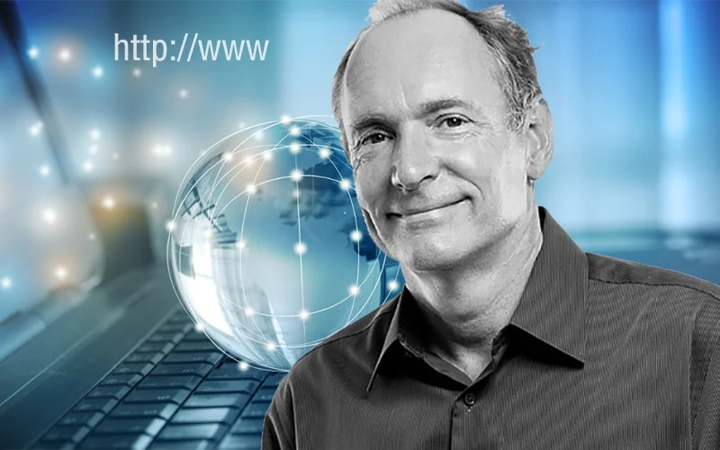 Spectacular Tim Berners Lee Internet News Landscape Digital Art