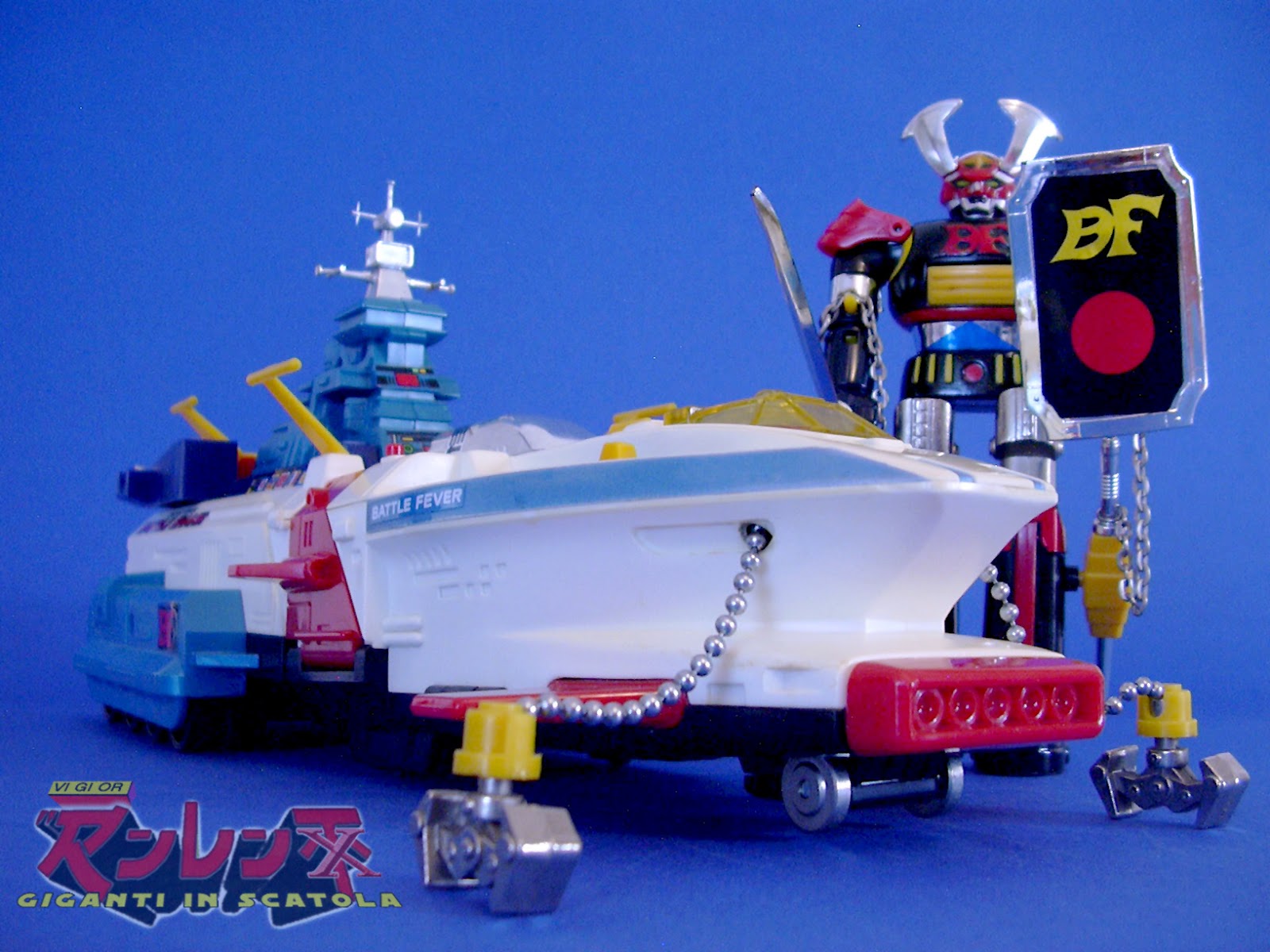 Vaisseau DX Battle Shark - Godaikin Popinica Chogokin - Battle Fever - Bandai