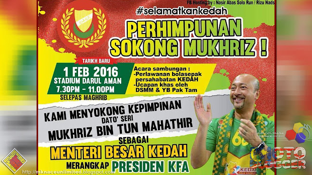 #selamatkankedah Perhimpunan Sokong Mukhriz di Stadium Darul Aman