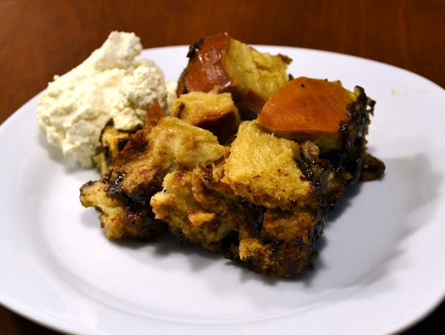 Chocolate Chip Bread Pudding