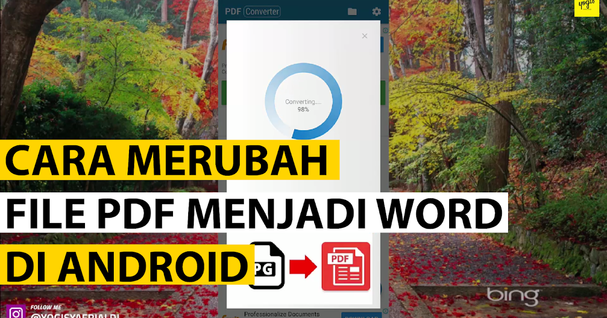 2 Cara Mengubah PDF Ke Word di Android - Redaksiweb