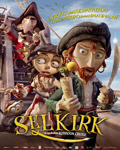 Selkirk, el verdadero Robinson Crusoe (2012) 1080p HDTV Audio Latino (Animación. Aventuras)