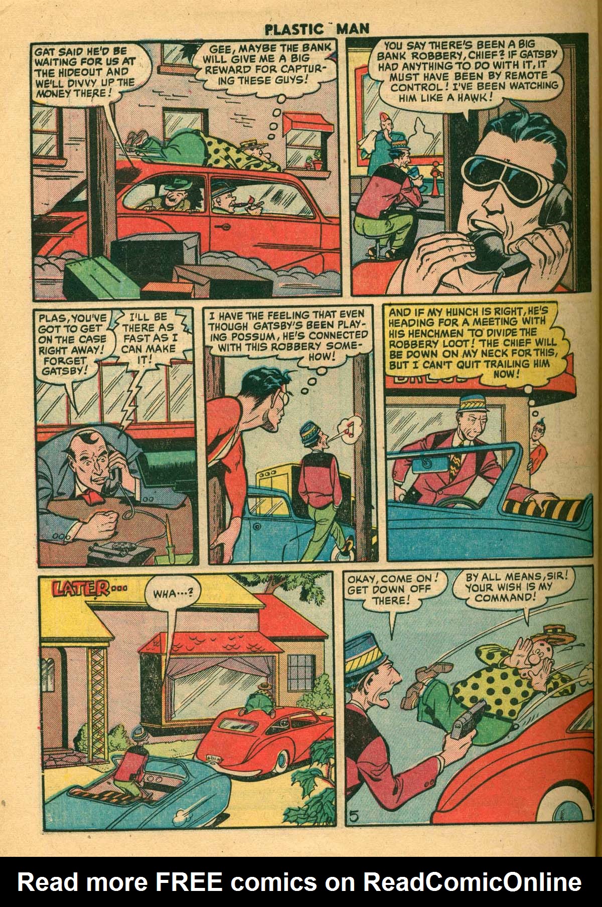 Read online Plastic Man (1943) comic -  Issue #27 - 46