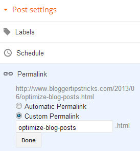 optimize blog posts
