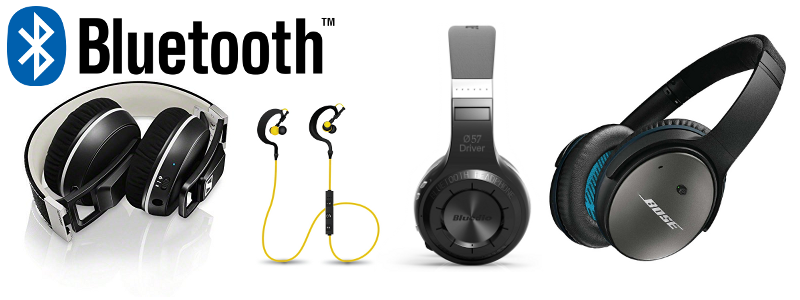 Top Bluetooth Headphones Header image.