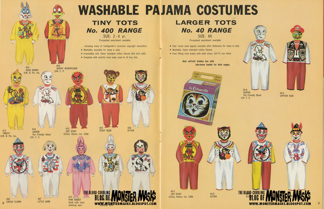 1967 Collegeville Costumes Catalog Blood Curdling Blog of Monster Masks