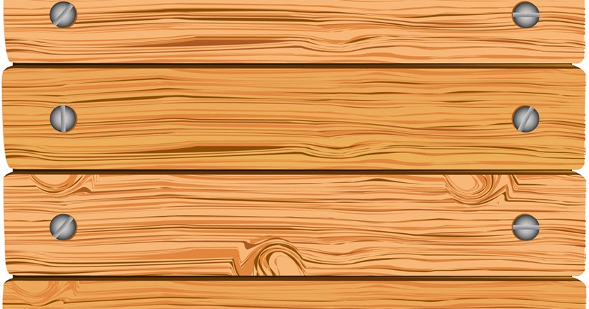 Free Vector がらくた素材庫 木目調のネジ止めした横板の背景 Grain Texture Wood Background イラスト素材