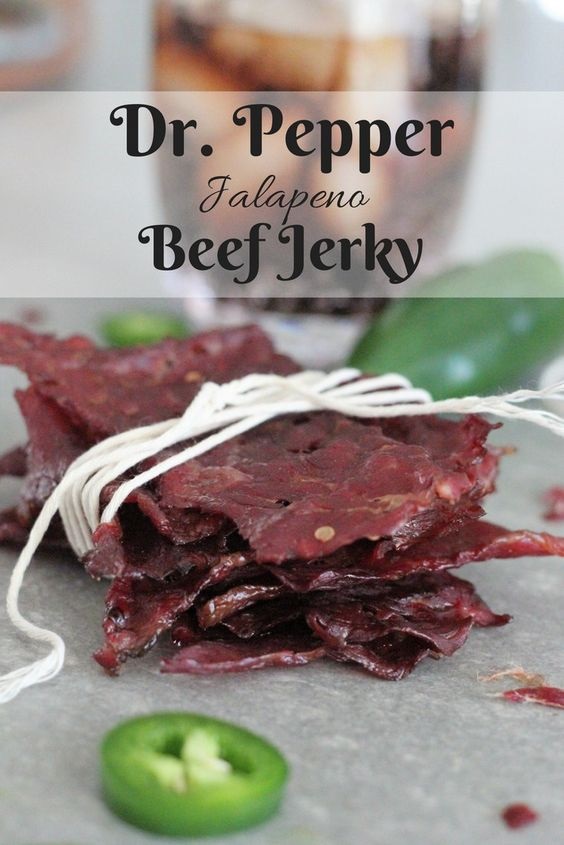 Dr. Pepper Jalapeno Beef Jerky