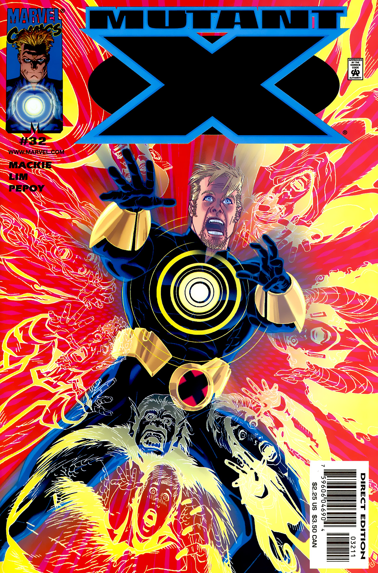 Read online Mutant X comic -  Issue #32 - 1