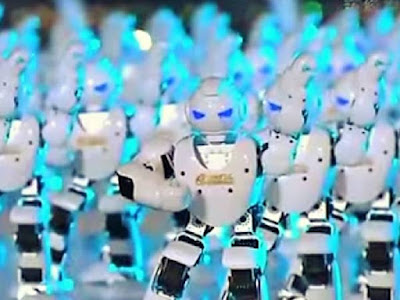 I robot del capodanno cinese del 2016