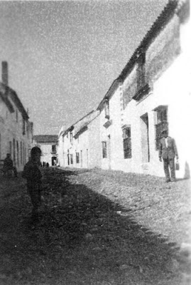 Calle Huerta, empedrada, antes de 1929
