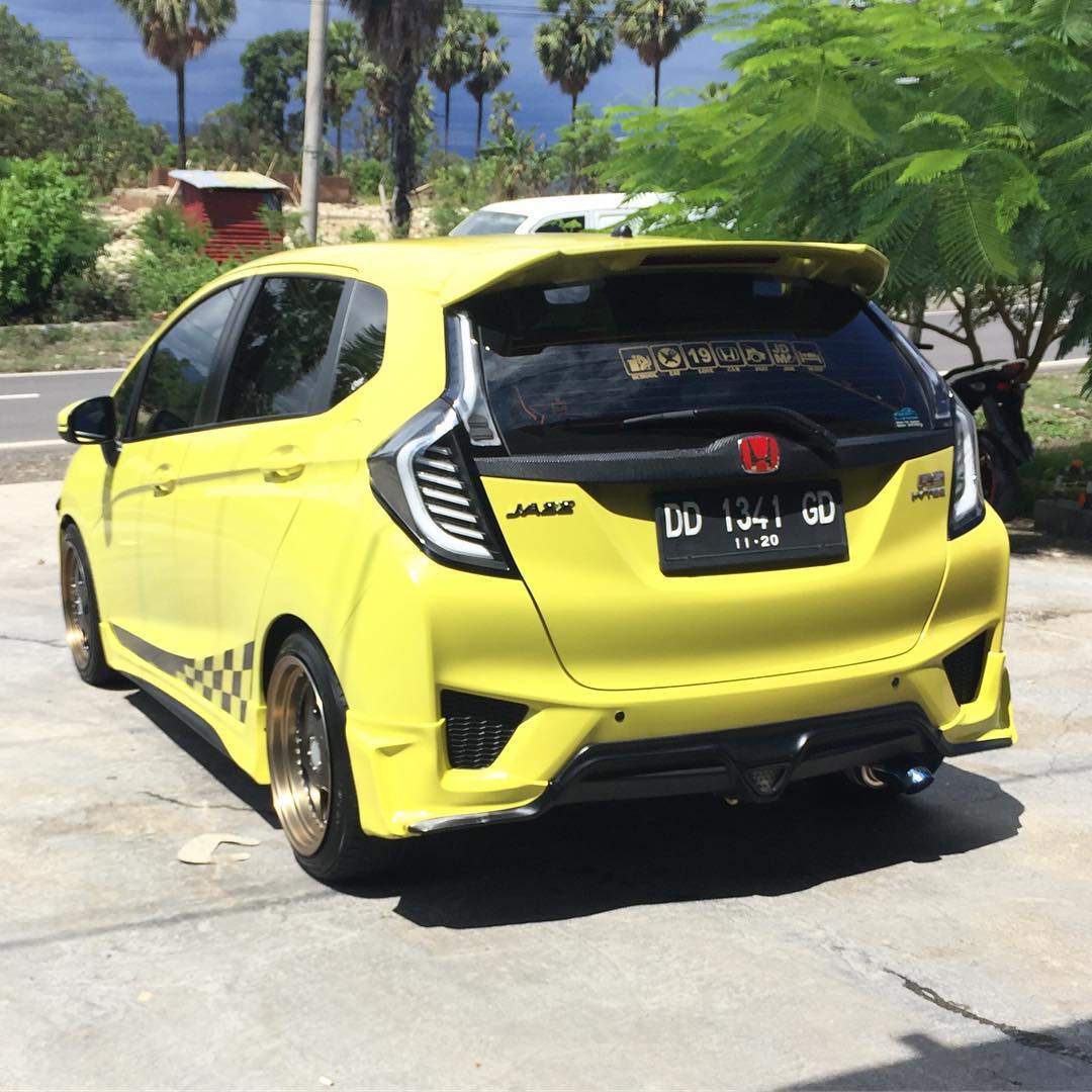 Kumpulan Modif Honda Jazz Kuning Rekanotomotif