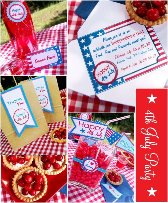 4th July Party | Relaxed Outdoors Entertaining - BirdsParty.com