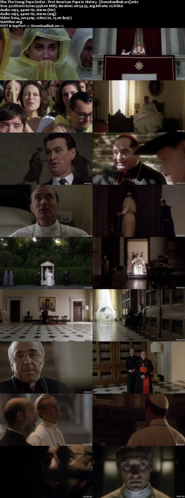 The Young Pope Season 1 Hindi Dual Audio 720p HDRip Download