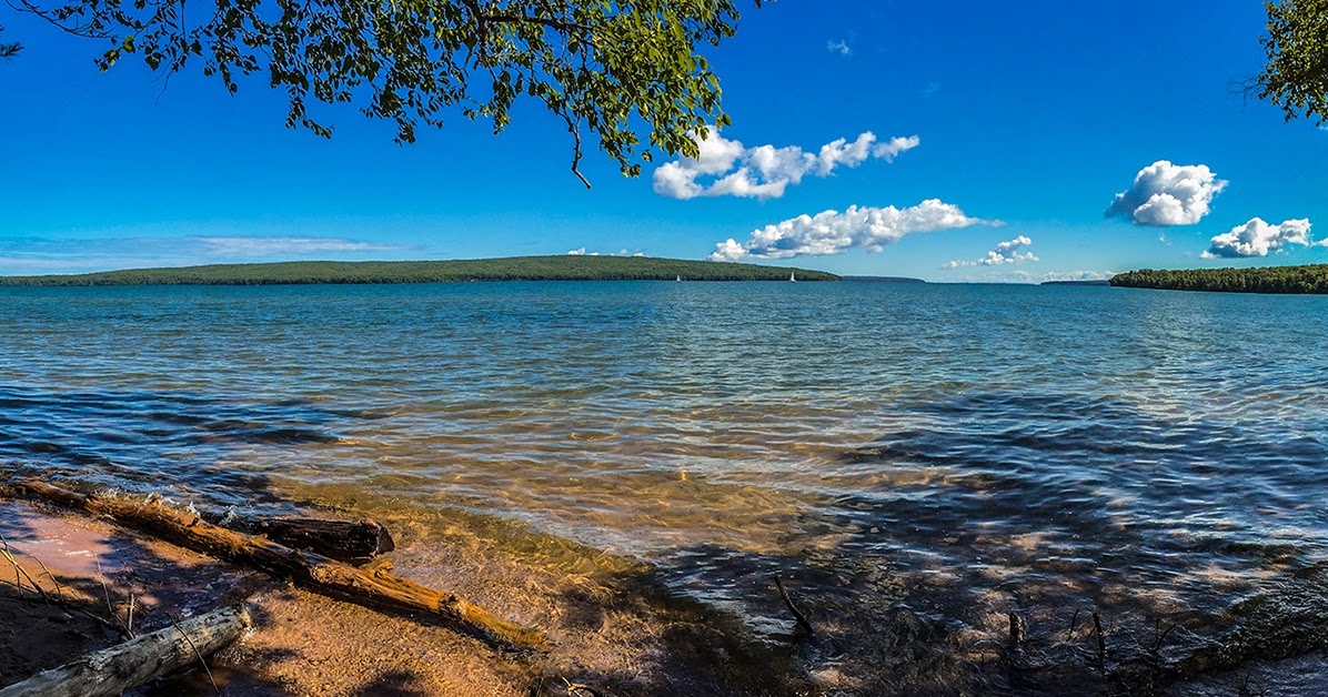 Wisconsin Explorer Hiking Frog Bay National Park in Red Cliff WI