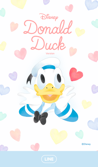 Donald Duck (Pastel Hearts)