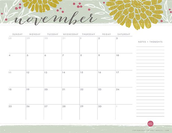 Free Printable Calendar 2022 Free Printable Calendar November