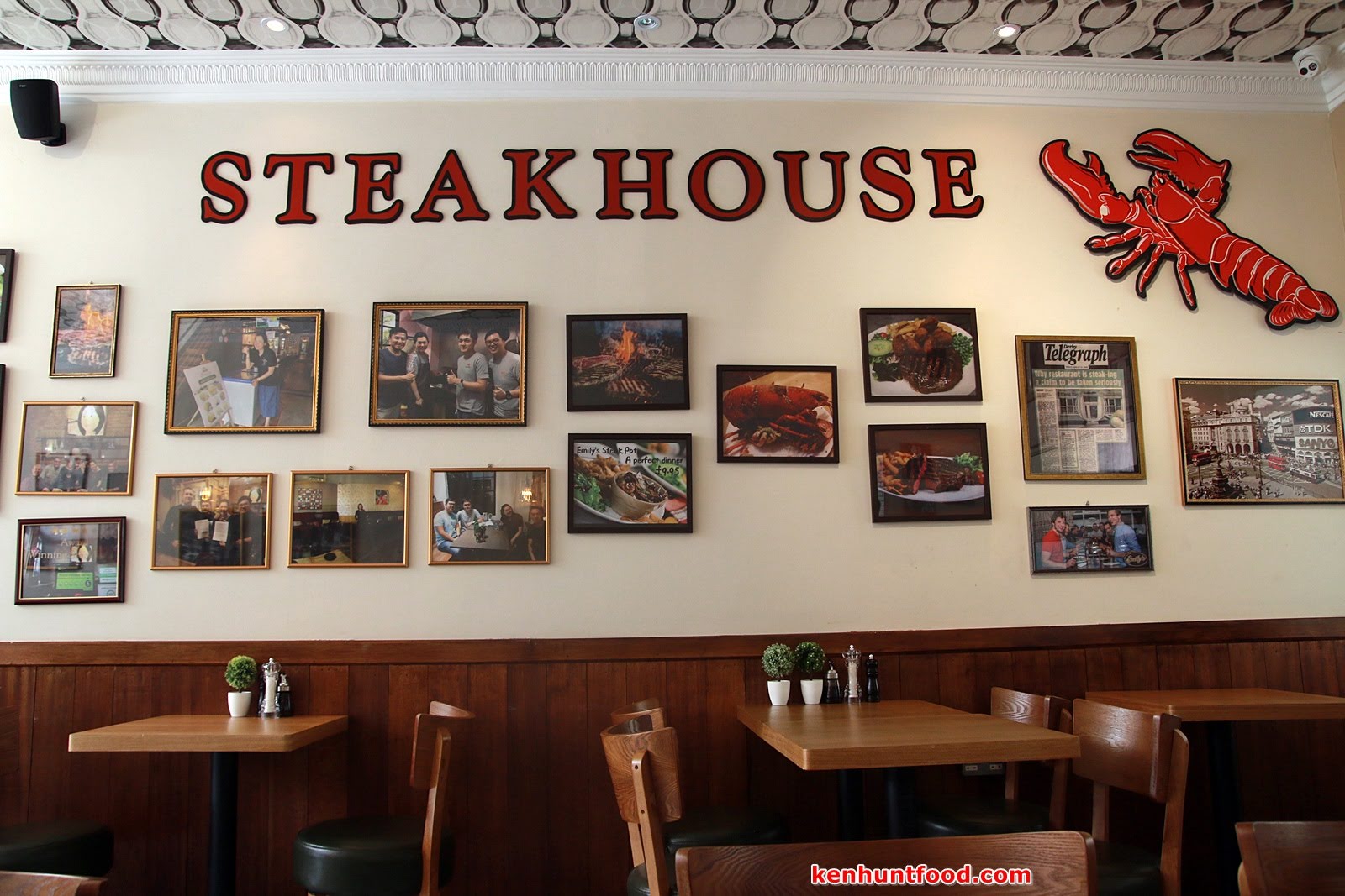 Ken Hunts Food Emily's Steakhouse Victoria Street, Penang.