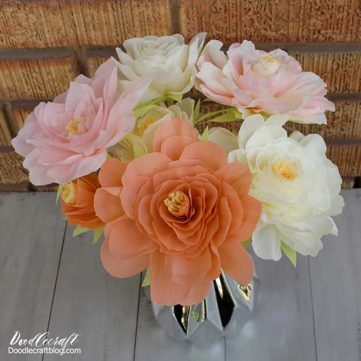 DIY: Crepe Paper Flowers Bouquet!