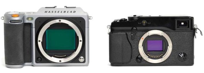 Hasselblad X1D и Fujifilm X-Pro2