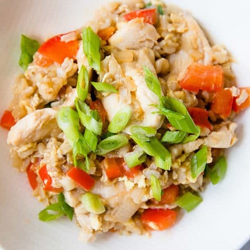 Clean Eating Chicken Fried Rice #healthymeal #friedrice Clean Eating Chicken Fried Rice #healthymeal #friedrice