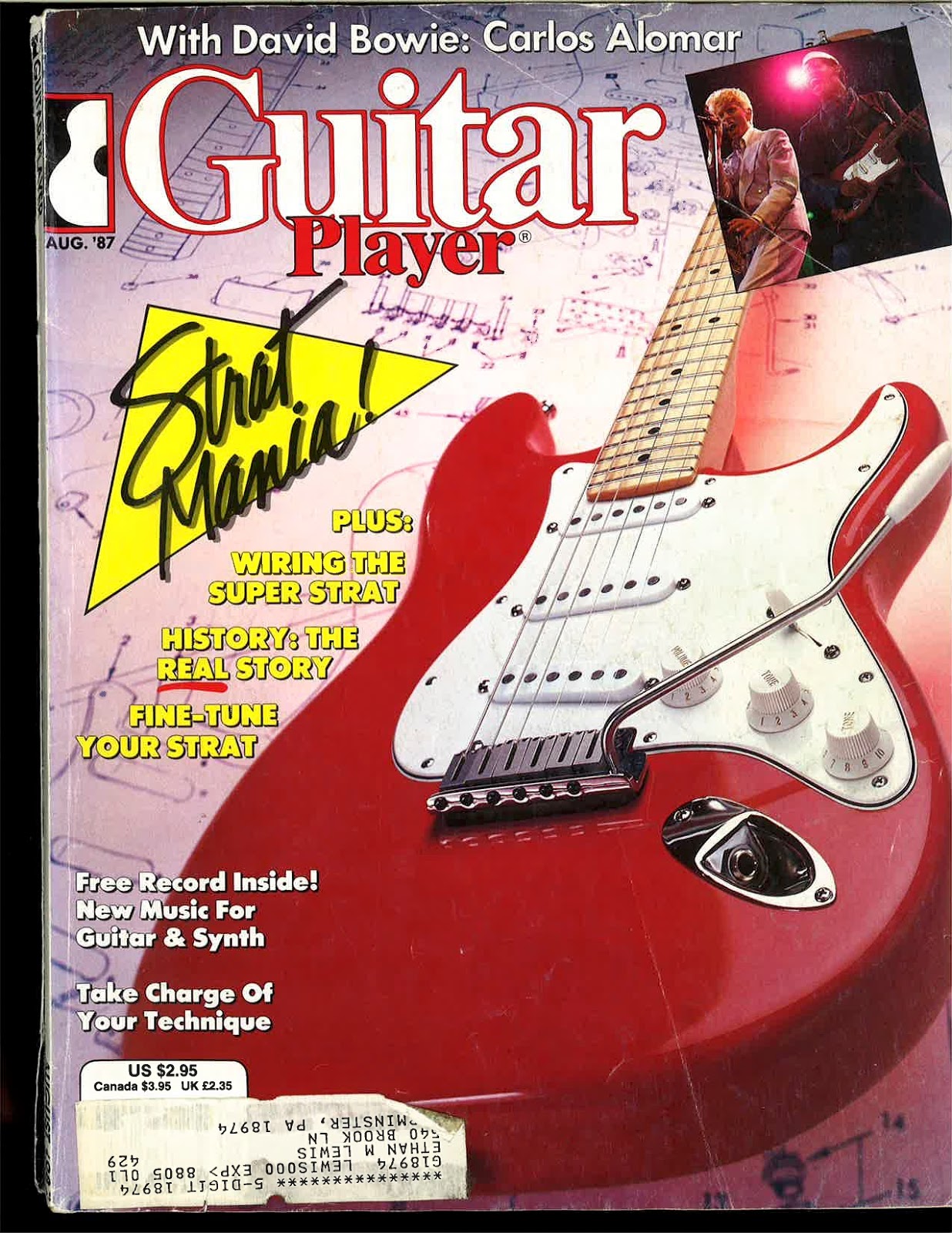 My Back Pages Thirty Years Ago in Guitar Player Magazine (August 1987