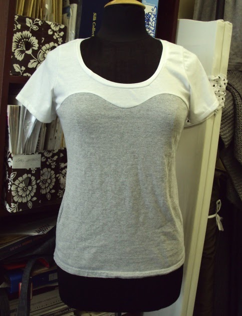 'So, Zo...': Bustier Line T-shirt Tutorial. Part 1: Pattern and pieces prep
