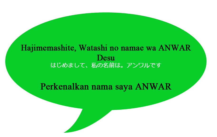 Jikoshokai (Memperkenalkan Diri dalam Bahasa Jepang