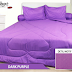 HARGA SPREI MY LOVE FULL HEART DARK PURPLE