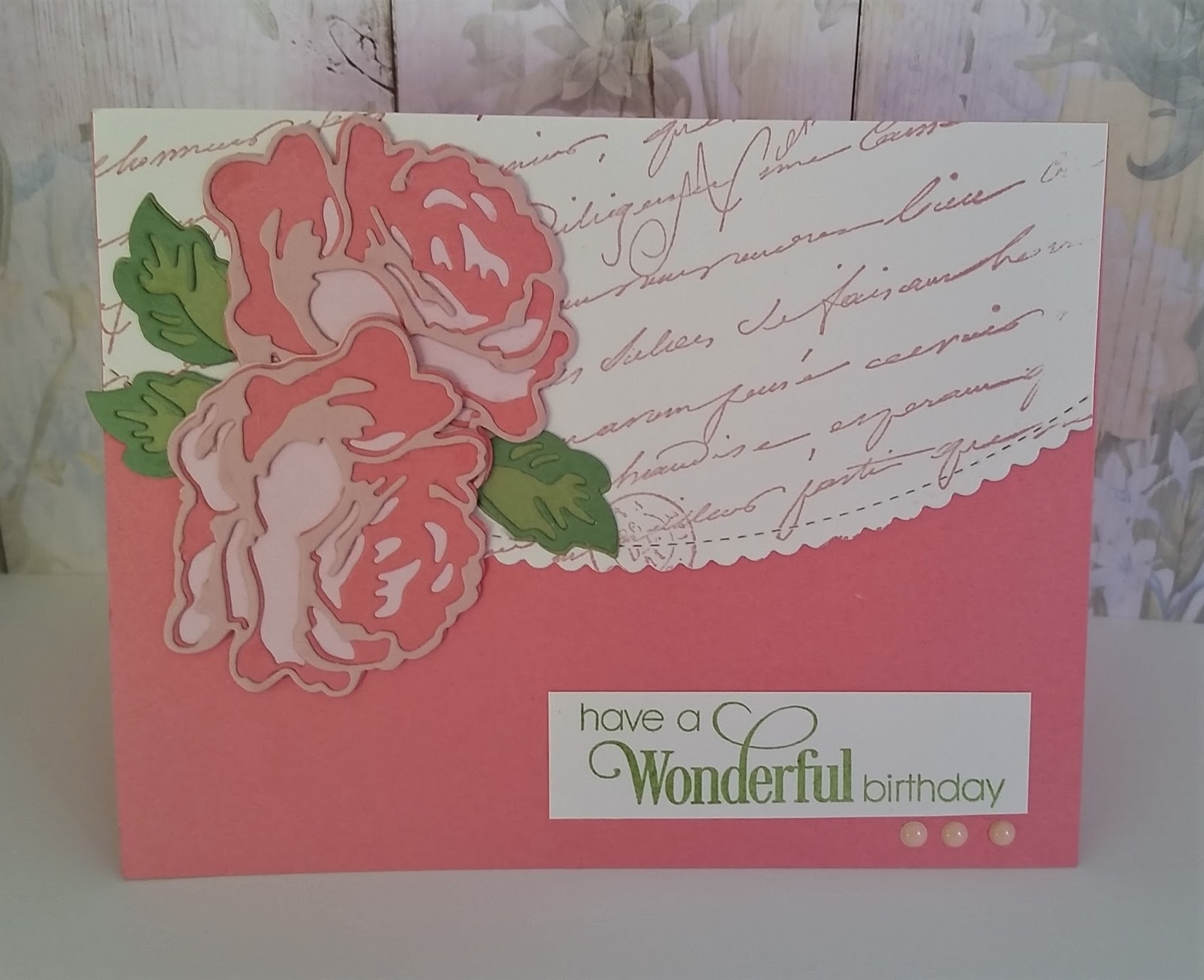 White Points Altenew layered rose dies