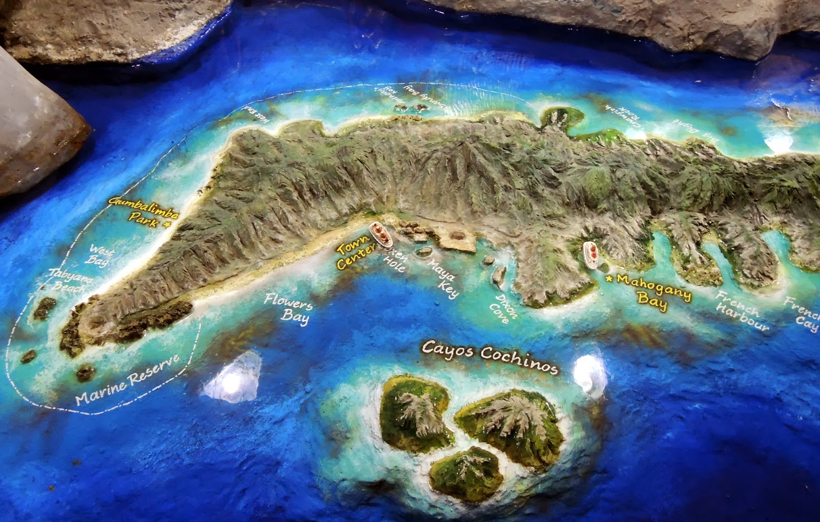 Dina's Travels: Caribbean Cruise--Stop 3 at Isla Roatan, Honduras